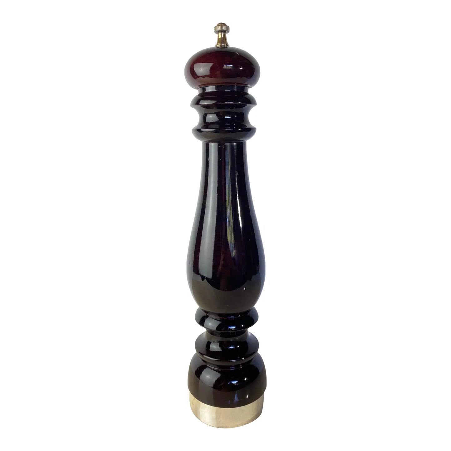 Vintage Chiarugi 1952 "Elite" Wood Pepper Mill, Made in Italy — Florence