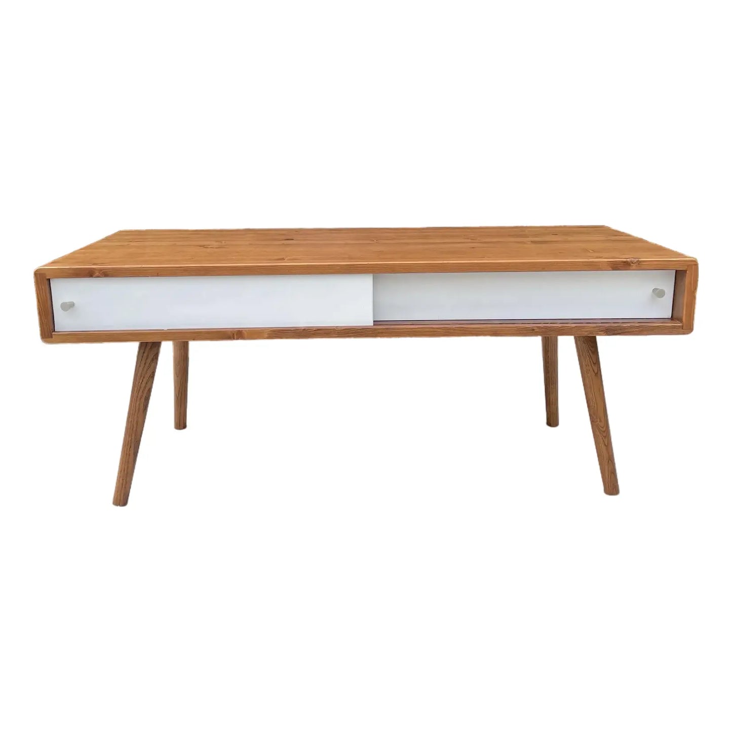 Vintage Paul McCobb Style Orwa Designs Chestnut Pine Coffee Table