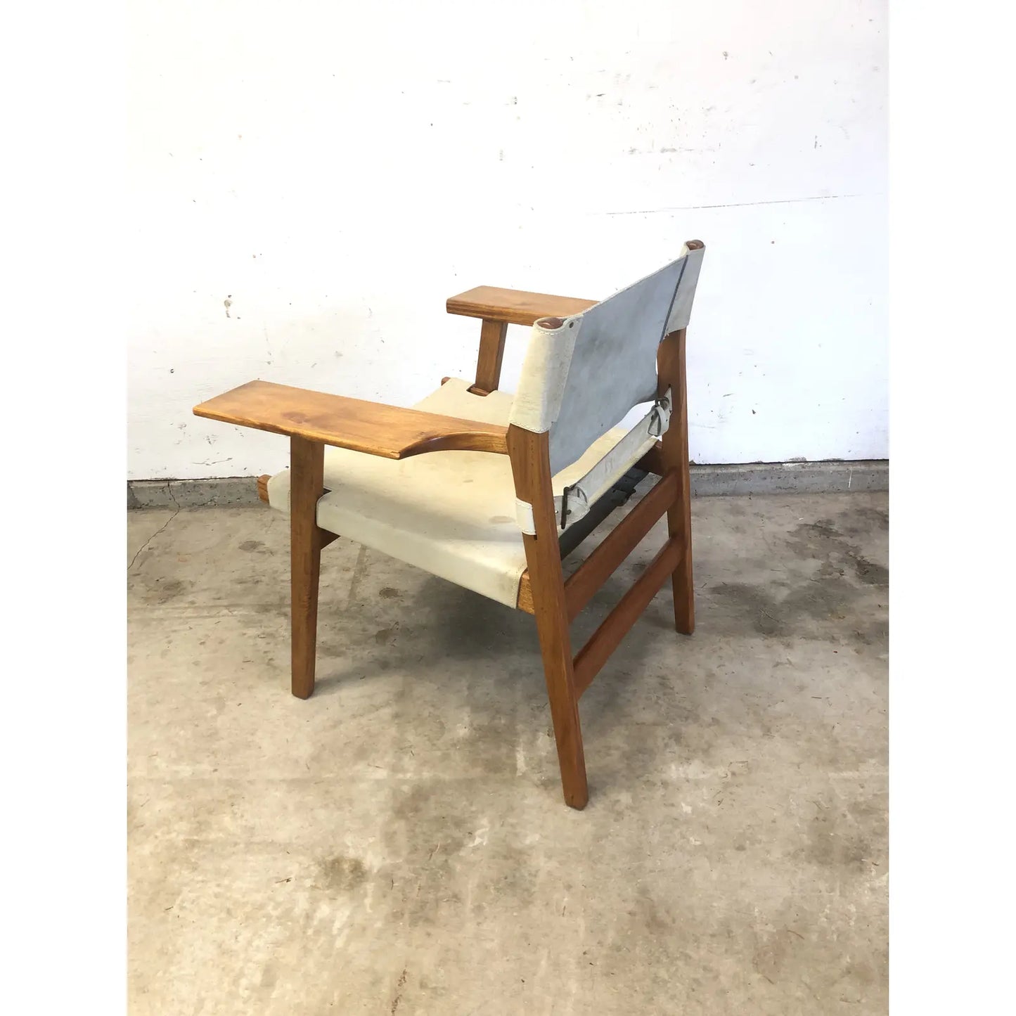 1960s Vintage Borge Mogensen Teak and Leather Chair