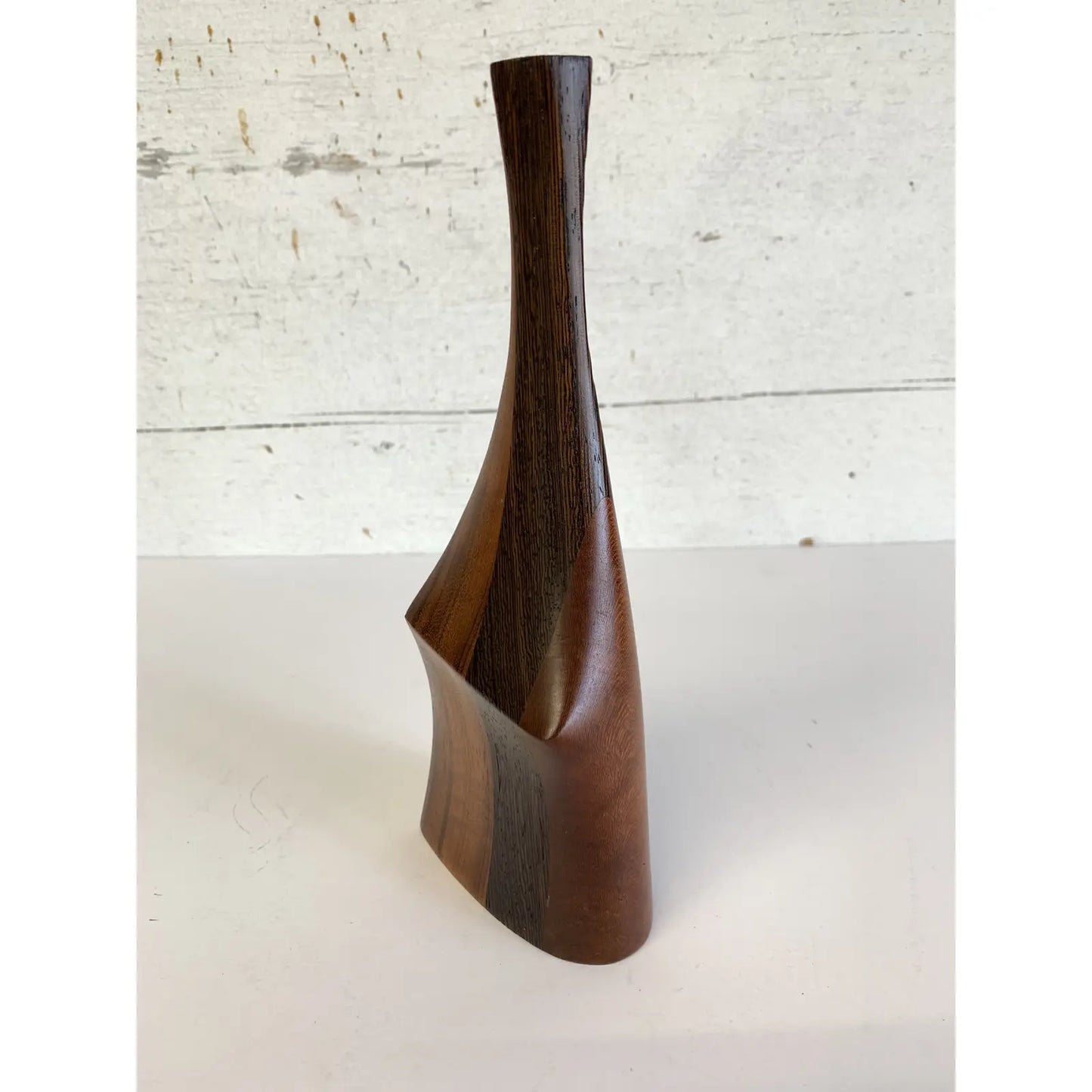 1975 Tom Tramel California Wood Artist Weedpot Vase