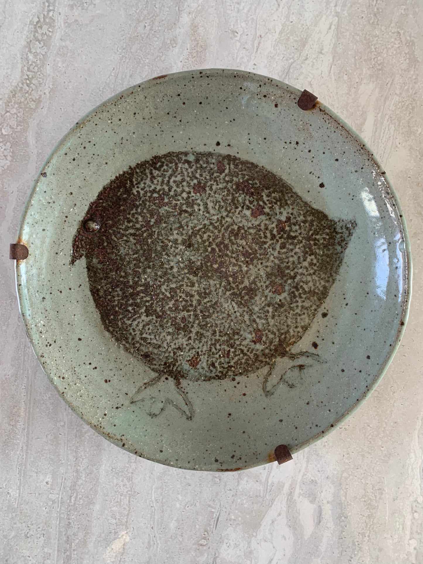 Mid-Century Modern Danish Bird Ceramic Dish