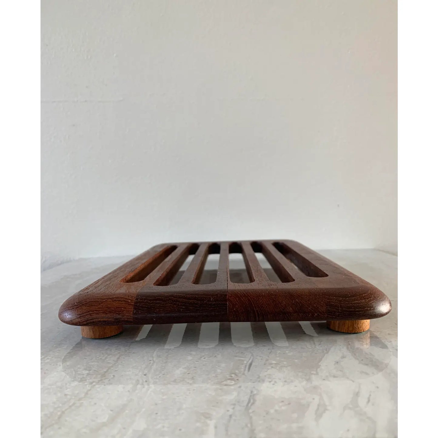 Danish Modern Style Teak Wood Trivet