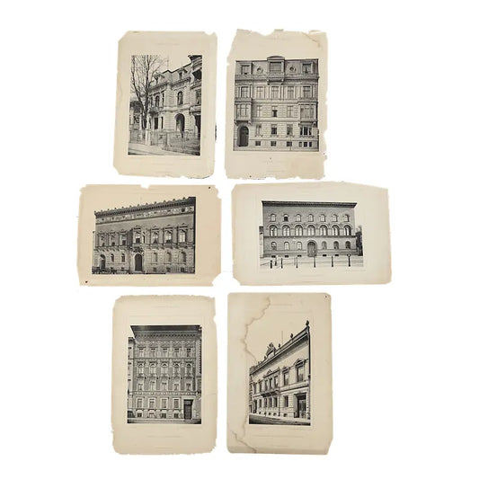 Early 20th Century European Architectural Prints - Set of 6