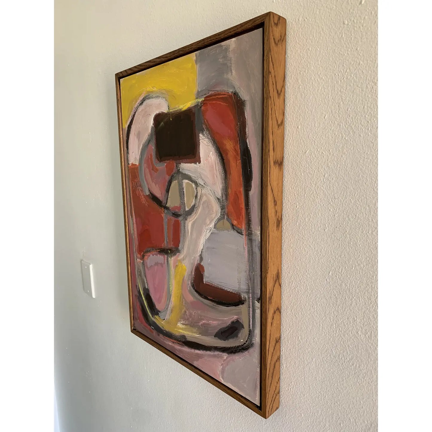 Framed Contemporary Original Modern Abstract Acrylic Painting