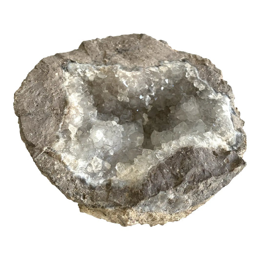 Gray Geode Crystal Specimen