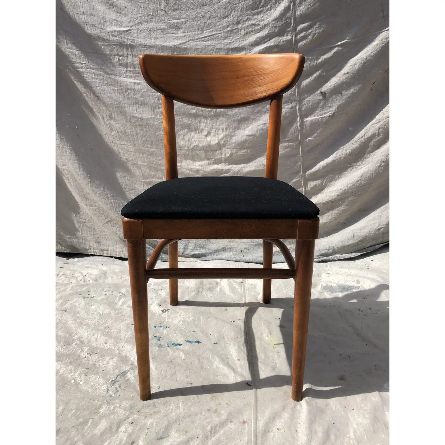 Mid-Century Modern Lane Furniture Walnut Chair