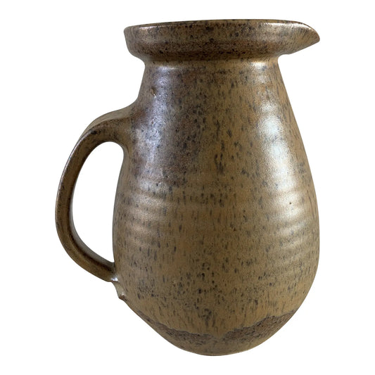 Mid-Century Modern Studio Ceramic Stoneware Glazed Pitcher