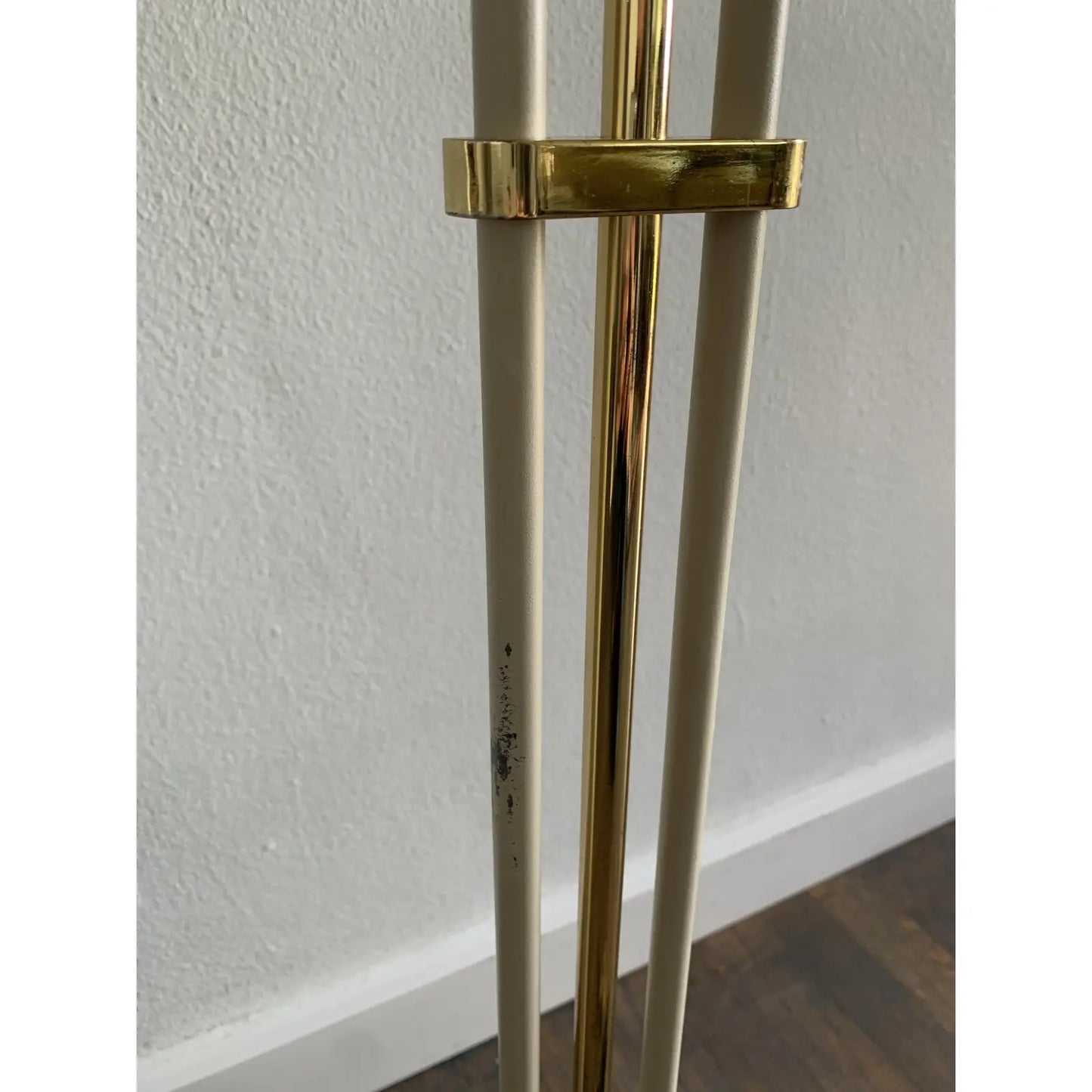 Postmodern Arelux Milano Italy Brass Floor Lamp