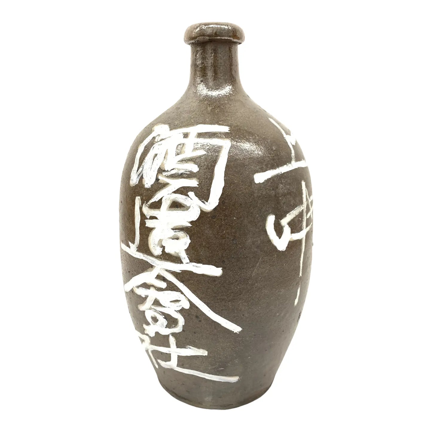 Vintage Stoneware Ceramic Sake Bottle